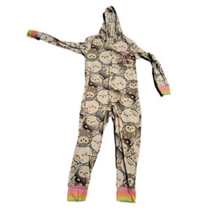 Justice Size 8 Sheep Over Onesie Pajamas